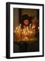 Woman lighting a candle, Trinity Cathedral-Godong-Framed Photographic Print