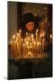 Woman lighting a candle, Trinity Cathedral-Godong-Mounted Photographic Print