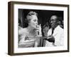 Woman Lighting a Cigarette from a Candle Held by a Waiter at the Piedmont Ball-Paul Schutzer-Framed Photographic Print