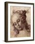 Woman Looking Down-Andrea del Verrocchio-Framed Giclee Print