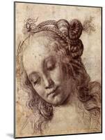 Woman Looking Down-Andrea del Verrocchio-Mounted Giclee Print