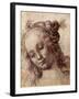 Woman Looking Down-Andrea del Verrocchio-Framed Giclee Print