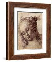 Woman Looking Down-Andrea del Verrocchio-Framed Giclee Print