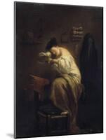 Woman Looking for Fleas, 1710S-Giuseppe Maria Crespi-Mounted Giclee Print