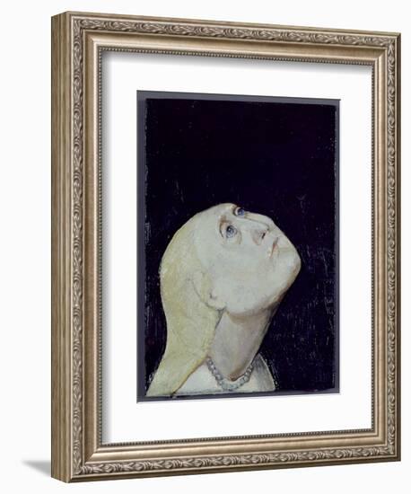 Woman Looking Up, 1978-Evelyn Williams-Framed Giclee Print