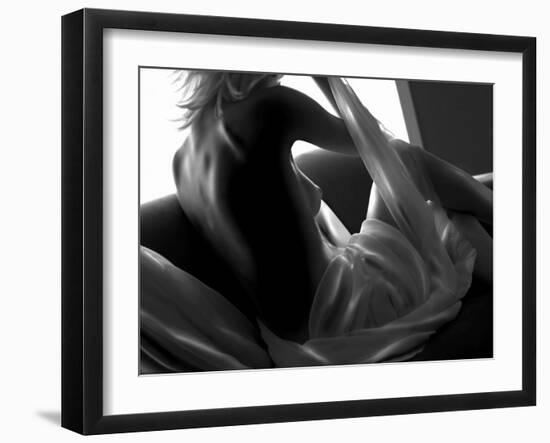 Woman Lounging-Antonino Barbagallo-Framed Premium Photographic Print