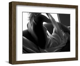 Woman Lounging-Antonino Barbagallo-Framed Photographic Print