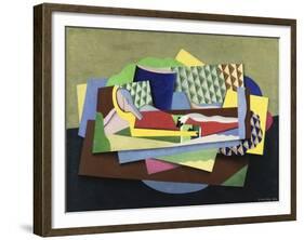 Woman Lying Down-Georges Valmier-Framed Giclee Print