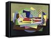 Woman Lying Down-Georges Valmier-Framed Stretched Canvas