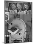 Woman Lying in Iron Lung During Treatment For Polio, Photos of Her Children Keep Her Smiling-Wallace Kirkland-Mounted Photographic Print