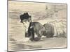 Woman Lying on Beach. Annabel Lee, c. 1881-Edouard Manet-Mounted Giclee Print