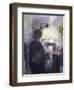 Woman Machining-John Lidzey-Framed Giclee Print