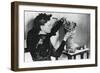 Woman Making a Hat from Wood Shavings, German-Occupied France, April 1941-null-Framed Giclee Print