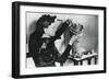 Woman Making a Hat from Wood Shavings, German-Occupied France, April 1941-null-Framed Giclee Print