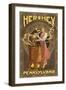 Woman Making Chocolate - Hershey, Pennsylvania-Lantern Press-Framed Art Print
