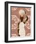 Woman Mandala Leopard Print Coral-Matthew Piotrowicz-Framed Art Print