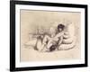 Woman Masturbating a Man on a Bed, Plate 18 from "Liebe," Published 1901 in Leipzig-Mihaly von Zichy-Framed Giclee Print