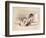 Woman Masturbating a Man on a Bed, Plate 18 from "Liebe," Published 1901 in Leipzig-Mihaly von Zichy-Framed Giclee Print