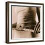 Woman Measuring Her Waist-Cristina-Framed Photographic Print