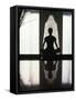 Woman Meditating-null-Framed Stretched Canvas