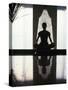 Woman Meditating-null-Stretched Canvas