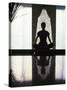 Woman Meditating-null-Stretched Canvas