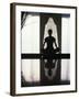 Woman Meditating-null-Framed Photographic Print