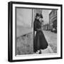 Woman Modeling a Back Flared Skirt-Gordon Parks-Framed Photographic Print