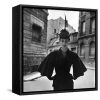 Woman Modeling a Full Sleeved Suit-Gordon Parks-Framed Stretched Canvas