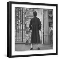 Woman Modeling a Full Sleeved Suit-Gordon Parks-Framed Photographic Print