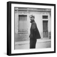 Woman Modeling a Full Sleeved Suit-Gordon Parks-Framed Photographic Print