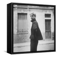 Woman Modeling a Full Sleeved Suit-Gordon Parks-Framed Stretched Canvas