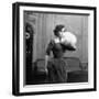 Woman Modeling a Party Dress-Nina Leen-Framed Photographic Print