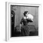 Woman Modeling a Party Dress-Nina Leen-Framed Photographic Print