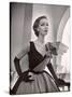 Woman Modeling a Short Ball Gown-Nina Leen-Stretched Canvas