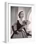 Woman Modeling a Short Ball Gown-Nina Leen-Framed Premium Photographic Print