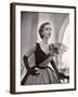 Woman Modeling a Short Ball Gown-Nina Leen-Framed Photographic Print