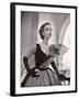 Woman Modeling a Short Ball Gown-Nina Leen-Framed Photographic Print