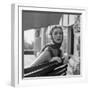 Woman Modeling College Fashion Head Scarfs, 1950-Nina Leen-Framed Photographic Print