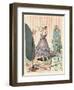 Woman, New Hat 1916-null-Framed Art Print