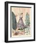 Woman, New Hat 1916-null-Framed Art Print