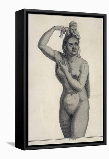 Woman of Nz Van Diemen-null-Framed Stretched Canvas