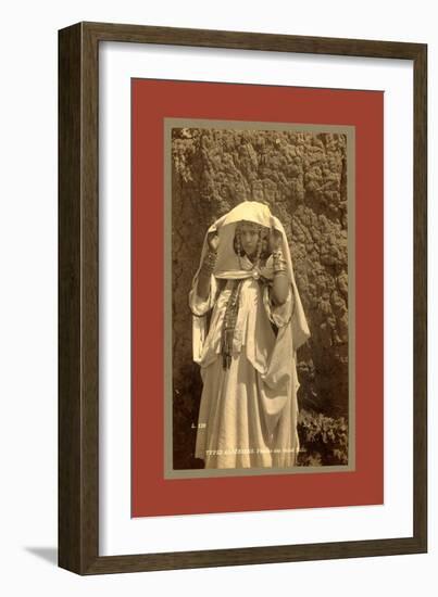 Woman of Ouled Nai-Etienne & Louis Antonin Neurdein-Framed Giclee Print