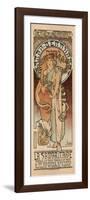 Woman of Samaria-Alphonse Mucha-Framed Premium Giclee Print