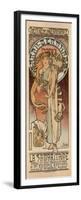 Woman of Samaria-Alphonse Mucha-Framed Premium Giclee Print