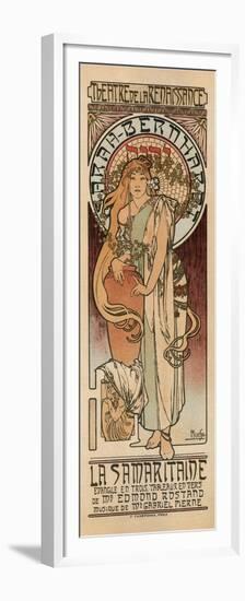 Woman of Samaria-Alphonse Mucha-Framed Premium Giclee Print