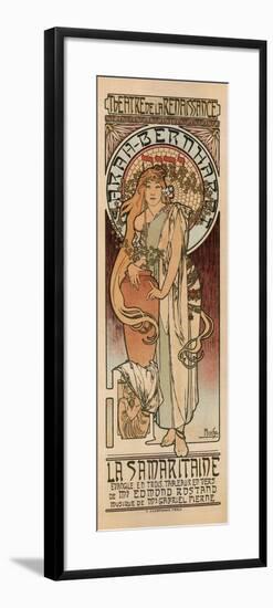 Woman of Samaria-Alphonse Mucha-Framed Giclee Print