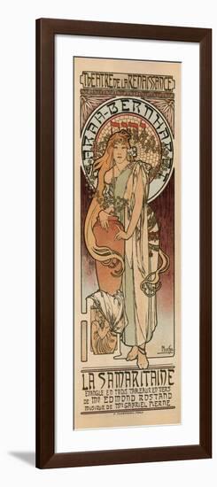 Woman of Samaria-Alphonse Mucha-Framed Giclee Print
