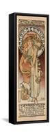 Woman of Samaria-Alphonse Mucha-Framed Stretched Canvas