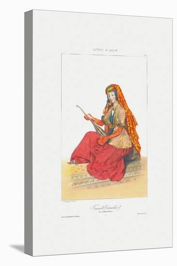 Woman of Shamakhy (From: Scenes, Paysages, Meurs Et Costumes Du Caucas), 1840-Grigori Grigorievich Gagarin-Stretched Canvas